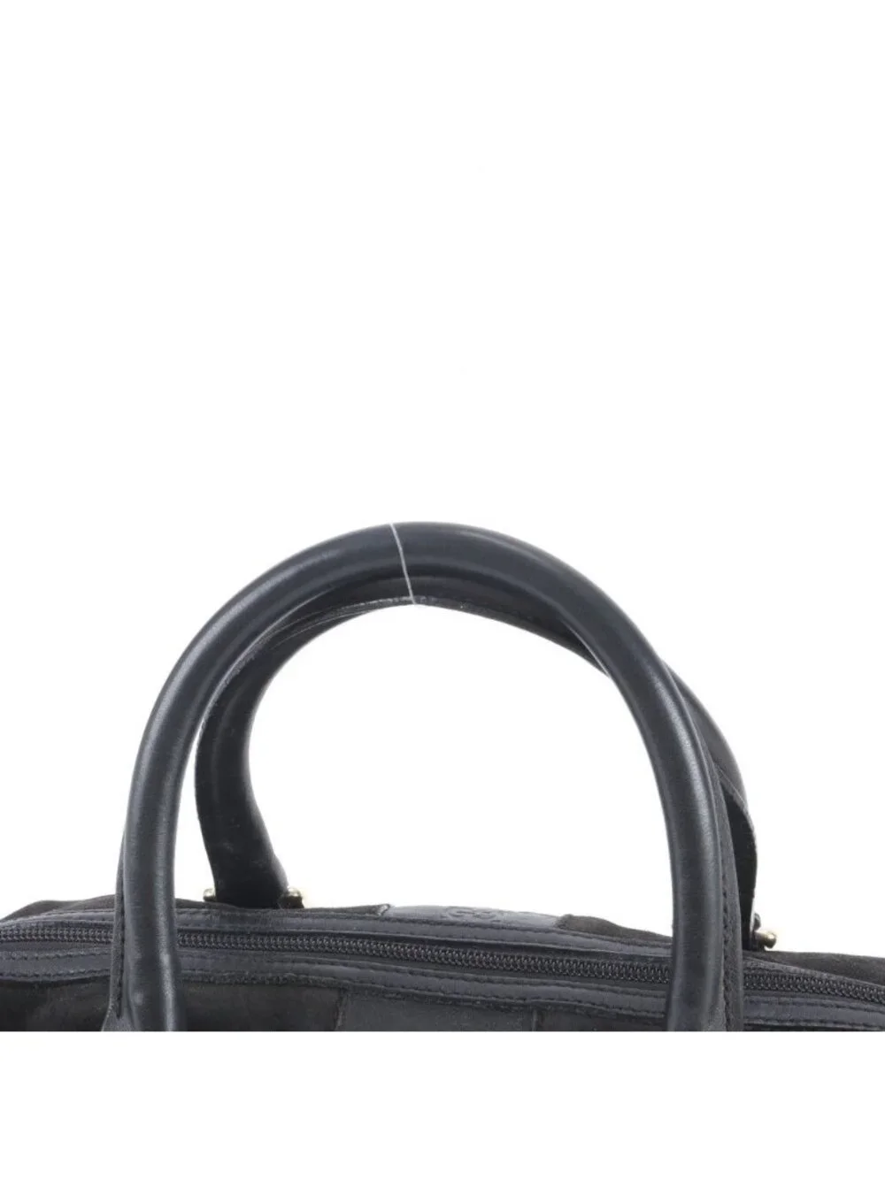 Gucci Guccissima Mini Boston Leather Handbag Tote Black Rbm - Picture 2 of 9